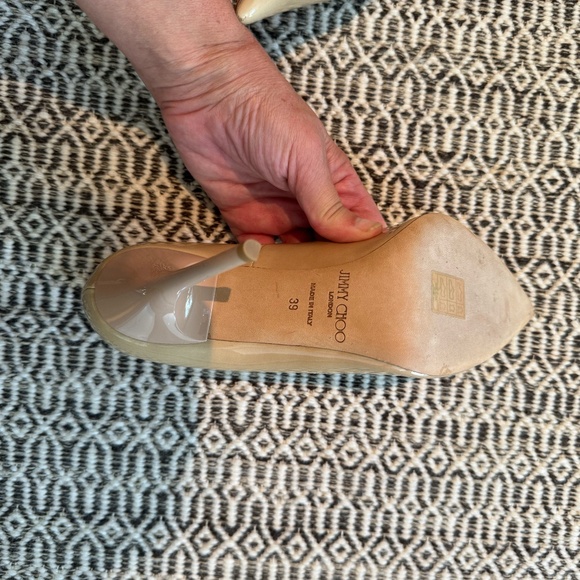 Jimmy Choo patent camel pump size 39 - Picture 10 of 10